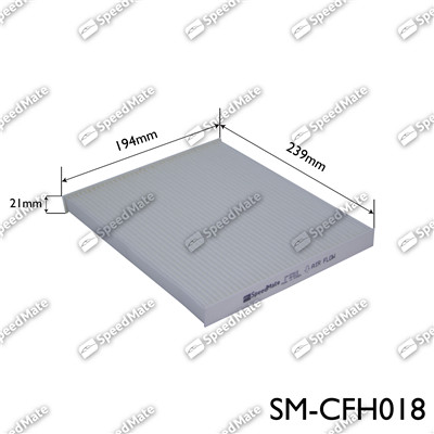 Фильтр, воздух во внутренном пространстве   SM-CFH018   SpeedMate