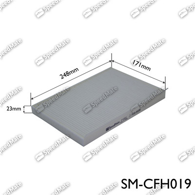 Фільтр, повітря у салоні   SM-CFH019   SpeedMate