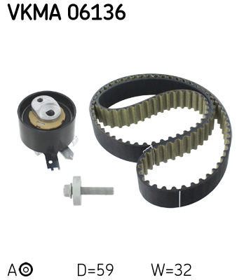 Комплект ремня ГРМ   VKMA 06136   SKF