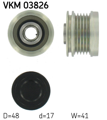 Механізм вільного ходу генератора   VKM 03826   SKF