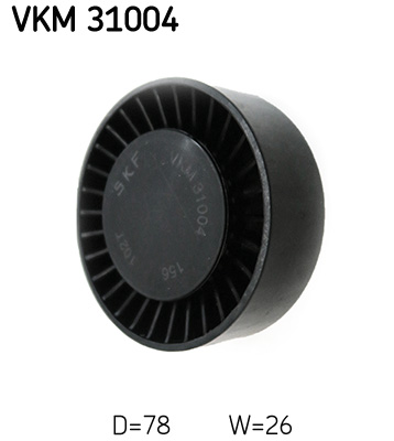 Натяжной ролик, поликлиновой ремень VKM 31004 SKF #1