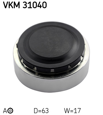 Натяжний ролик, поліклиновий ремінь VKM 31040 SKF #1