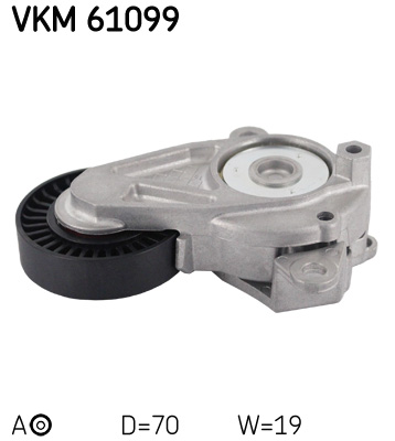 Натяжной ролик, поликлиновой ремень   VKM 61099   SKF