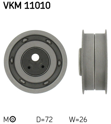 Натяжний ролик, зубчастий ремінь   VKM 11010   SKF