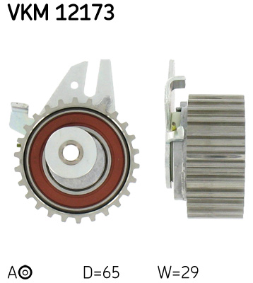 Натяжной ролик, ремень ГРМ   VKM 12173   SKF