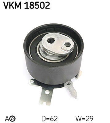 Натяжной ролик, ремень ГРМ   VKM 18502   SKF