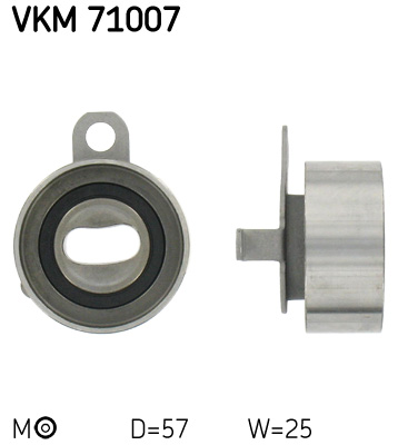 Натяжной ролик, ремень ГРМ   VKM 71007   SKF