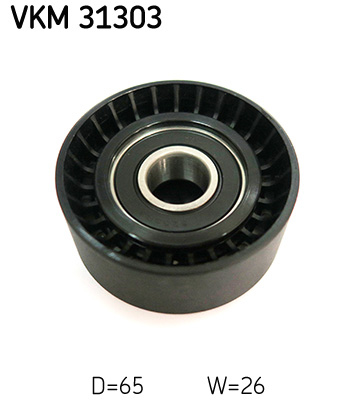 Паразитный / ведущий ролик, поликлиновой ремень VKM 31303 SKF #1