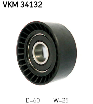 Відвідний/напрямний ролик, поліклиновий ремінь VKM 34132 SKF #1