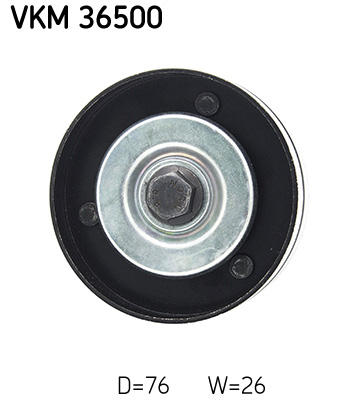 Паразитный / ведущий ролик, поликлиновой ремень VKM 36500 SKF #1