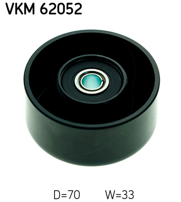 Відвідний/напрямний ролик, поліклиновий ремінь VKM 62052 SKF #1