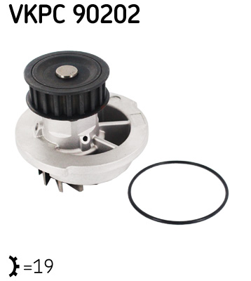 Водяной насос, охлаждение двигателя   VKPC 90202   SKF