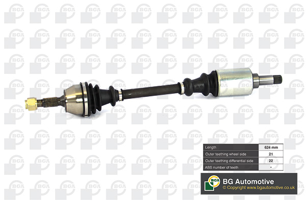 Приводной вал   DS1400L   BGA