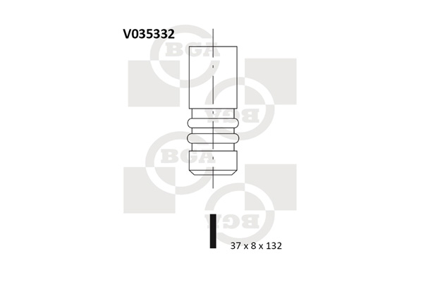 Выпускной клапан   V035332   BGA