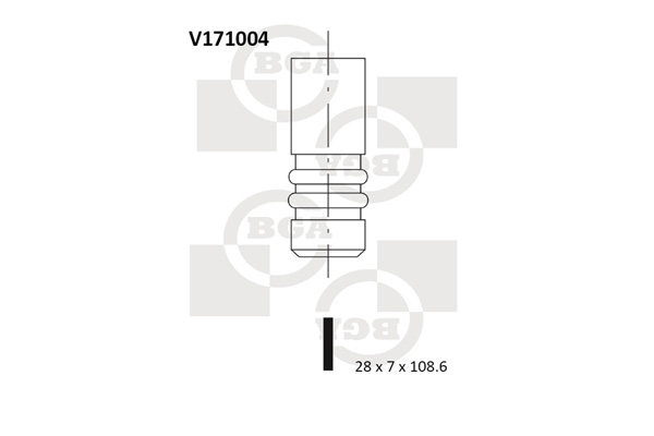 Выпускной клапан   V171004   BGA