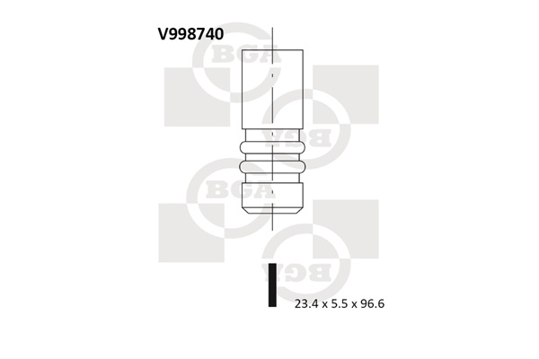 Выпускной клапан   V998740   BGA