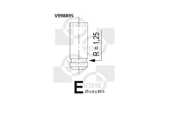 Выпускной клапан   V998895   BGA