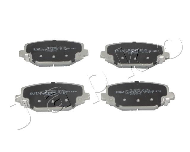 Комплект гальмівних накладок, дискове гальмо   51908   JAPKO