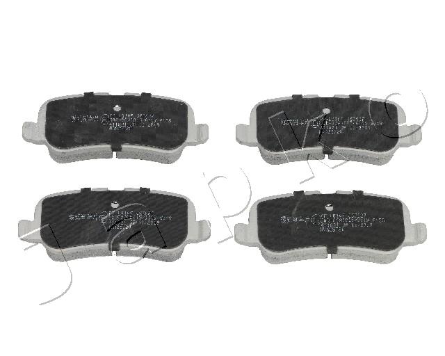 Комплект гальмівних накладок, дискове гальмо, JAPKO 51L01 Комплект гальмівних накладок, дискове гальмо, JAPKO 51L01