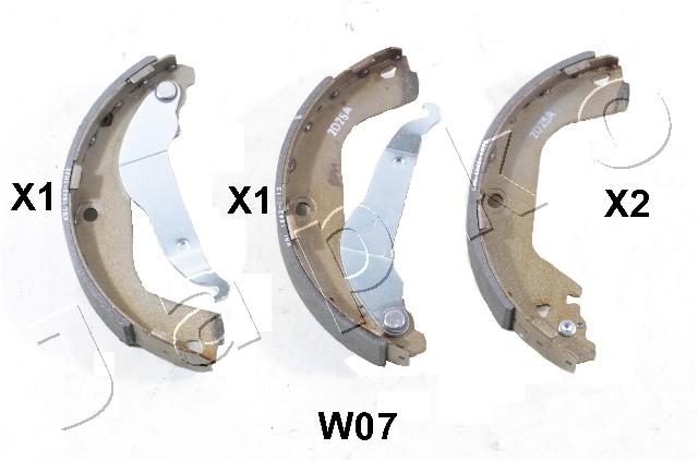 Комплект гальмівних колодок   55W07   JAPKO