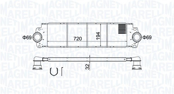 Интеркулер   351319204200   MAGNETI MARELLI