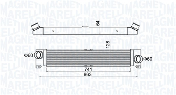 Интеркулер   351319204230   MAGNETI MARELLI