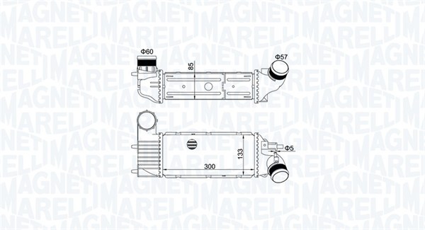 Интеркулер   351319205250   MAGNETI MARELLI