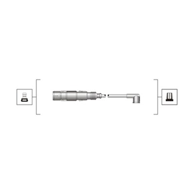 Комплект проводів високої напруги   941319170025   MAGNETI MARELLI