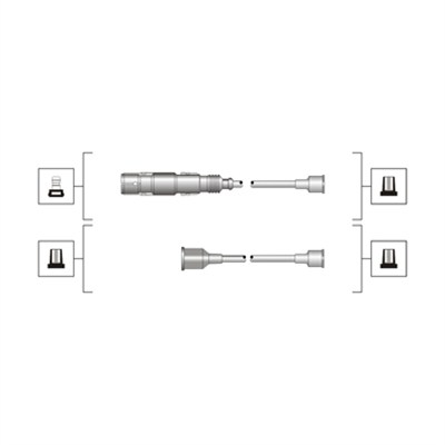 Комплект проводів високої напруги   941319170036   MAGNETI MARELLI