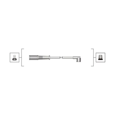 Комплект проводів високої напруги   941319170054   MAGNETI MARELLI