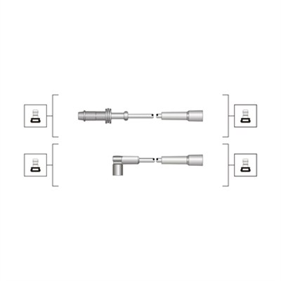 Комплект проводів високої напруги   941319170069   MAGNETI MARELLI