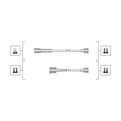 Комплект проводов зажигания 941319170107 MAGNETI MARELLI #0