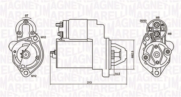 Стартер   063720612010   MAGNETI MARELLI