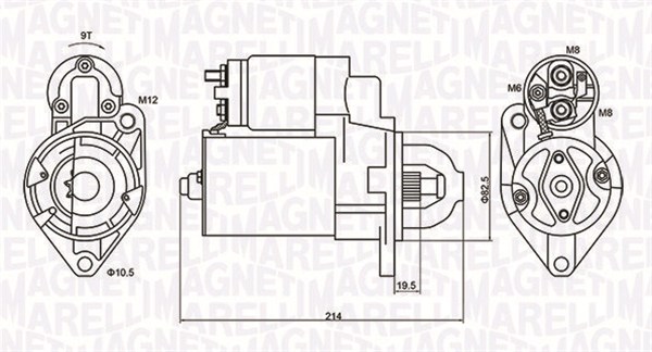 Стартер   063720879010   MAGNETI MARELLI