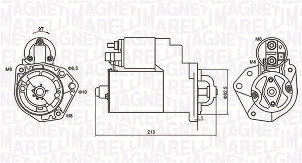 Стартер   063720880010   MAGNETI MARELLI