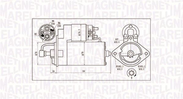 Стартер   063720984010   MAGNETI MARELLI