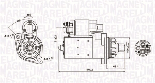 Стартер   063721337010   MAGNETI MARELLI