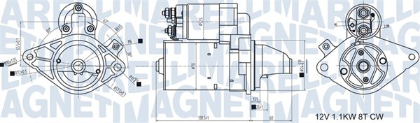 Стартер   063721407010   MAGNETI MARELLI