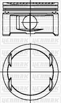 Поршень   31-03797-000   YENMAK