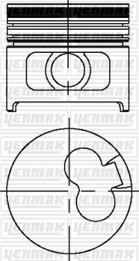 Поршень   31-03799-000   YENMAK