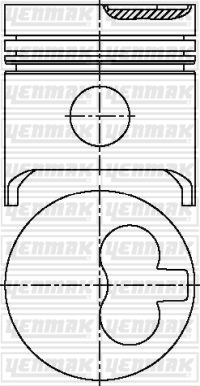 Поршень   31-03876-000   YENMAK