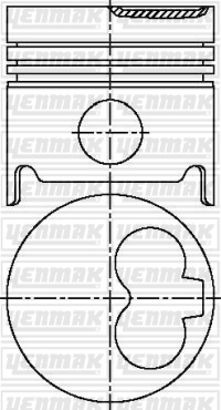 Поршень   31-03908-000   YENMAK