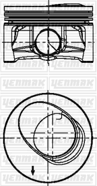 Поршень   31-03959-000   YENMAK