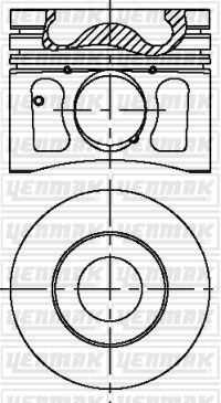 Поршень   31-04034-000   YENMAK