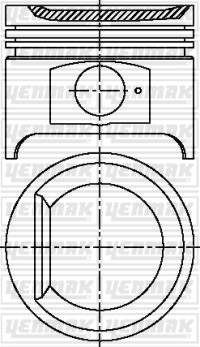 Поршень   31-04116-000   YENMAK