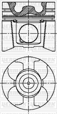 Поршень   31-04159-000   YENMAK