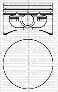 Поршень   31-04215-000   YENMAK