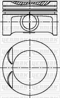 Поршень   31-04223-000   YENMAK