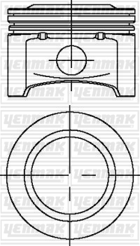 Поршень   31-04230-000   YENMAK