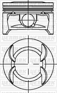 Поршень   31-04231-000   YENMAK